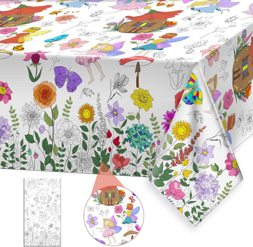 Giant fairy coloring - giant,