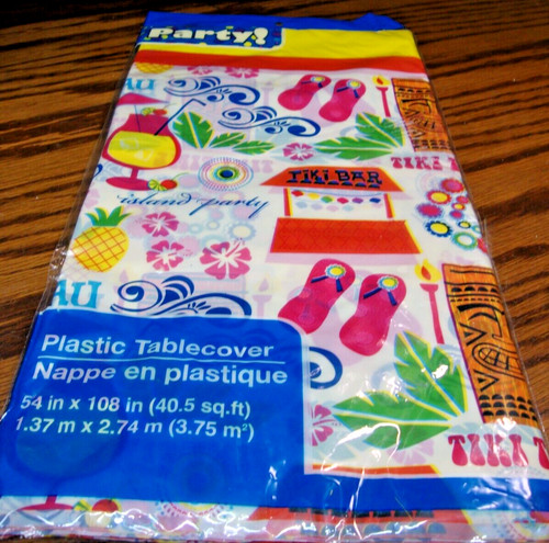Plastic tablecloth - plastic,