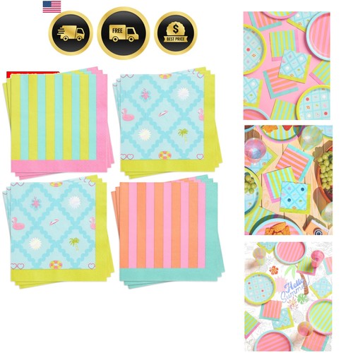Pool party napkins ply - party,