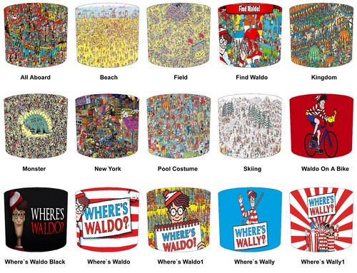Wheres wally waldo lampshade - wally,