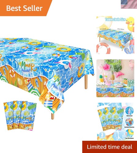 Tropical plastic tablecloths - 3,